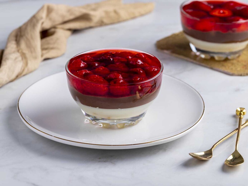 Frambuazlı Muhallebi - 