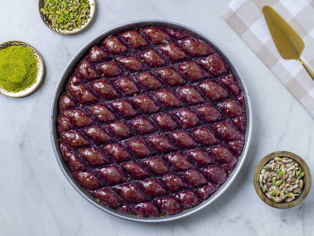 Mor Baklava Tepsi - 1